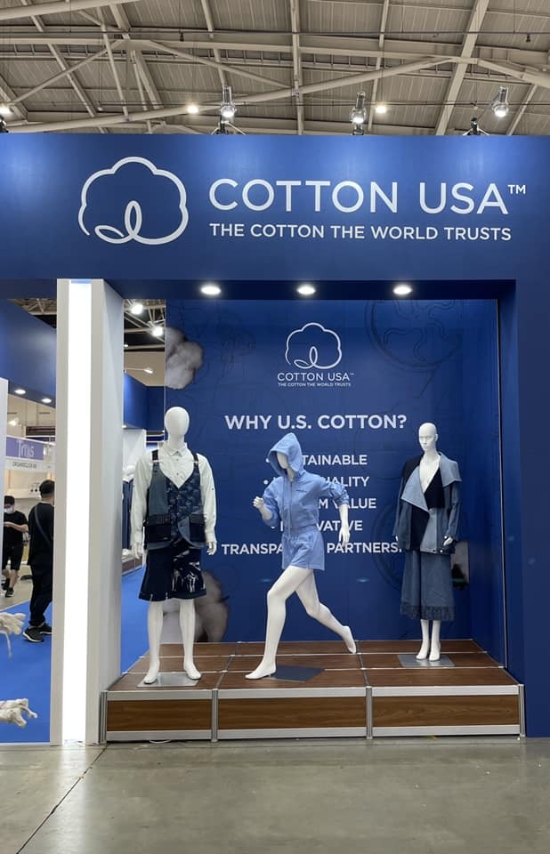 COTTON USA booth at Taipei Innovative Textile Application Show 2023